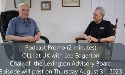 Podcast Promo Video for OLLI at UK with Lee Edgerton